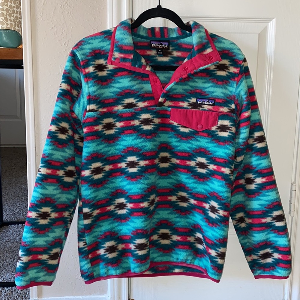 Patagonia Synchilla Snap-T fleece pullover lightweight jacket